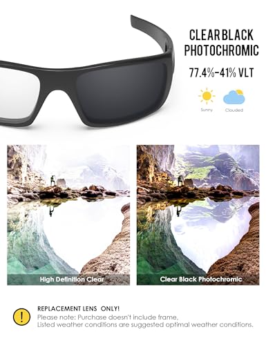 Image of BLAZERBUCK Anti-salt Polarized Replacement Lenses for Oakley Crankshaft OO9239 Sunglass