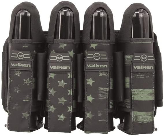 Valken Arnés de paintball Fate GFX 4+3 (Mérica Olive)