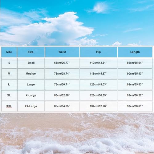 Skirts for Women Midi Length Stretch Waist Casual Drawstring Gradient Color Pleated Skirt Loose Trendy Flowy Clothes3