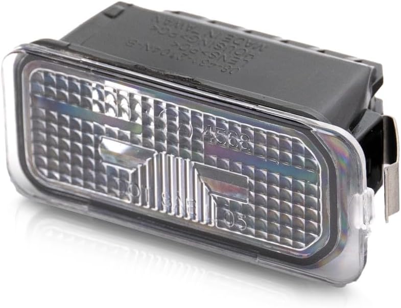 For Ford Transit-150/250/350 2015-2022 License Plate Light Assembly Driver OR Passenger Side | Single Piece | Rear | Plastic | Clear Lens | Replacement For FO2875100 | 6M2Z13550A