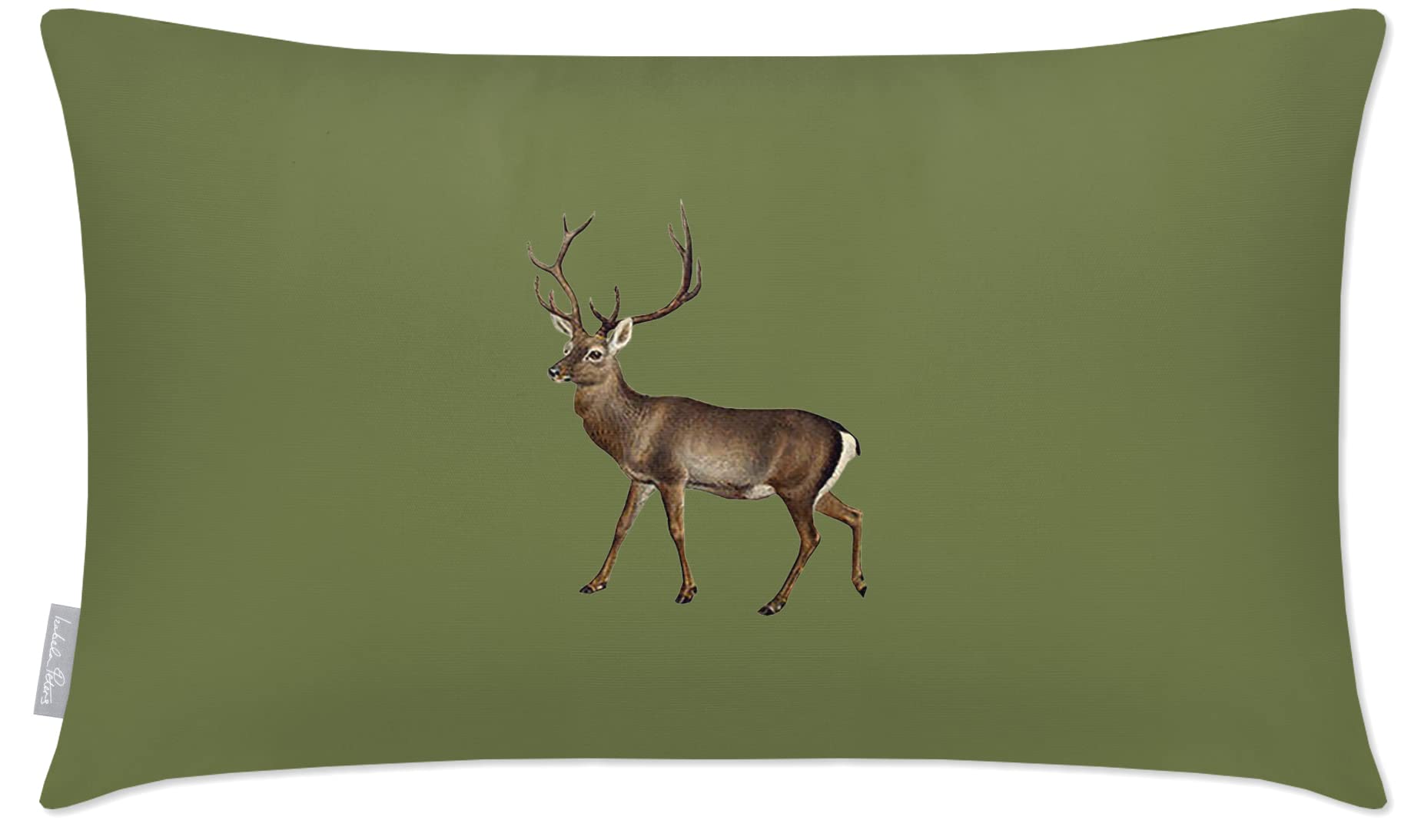 Izabela Peters Outdoor Cushions Waterproof, 60 x 40 cm, Filled Outdoor Cushion, Stag - Sage, Garden Furniture Cushions, Outdoor Seat Cushions, Garden Chair Cushions