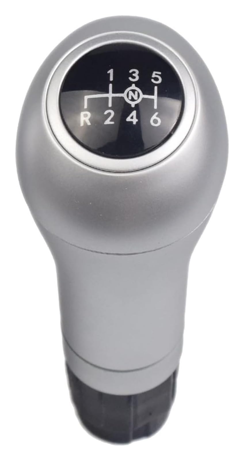 Fncvtm Silver-6-Upon-14.5 Car Gear Knob For Benz C E Glk W202 W203 W204 C63 W207 A207 W212 E260 6 Speed Gear Shift Knob Gaiter Lever Shifter Handle Stick