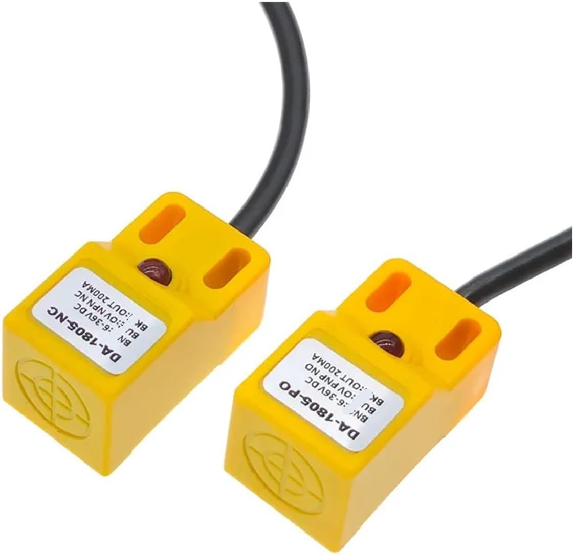 5mm NPN PNP Proximity Switch Square Metal Sensor 3 Wire DC 5V Limit Sensor 24V NO NC 3 Wire(1805 PNP NO)