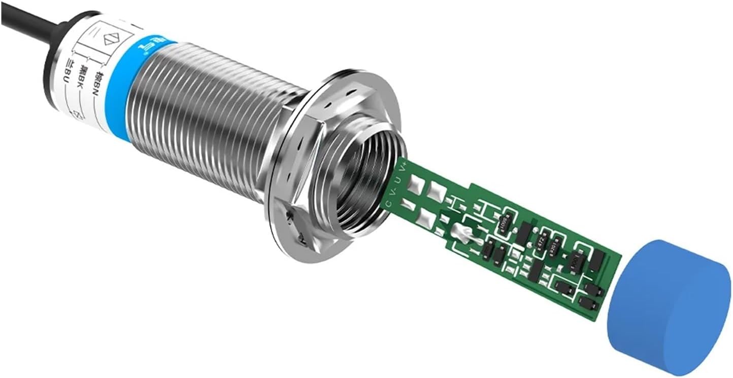 1 Pcs Analog Linear Displacement Proximity Sensor M12 M18 M30 0-10V Voltage or 4-20mA Current Output Sensing Switch(M18 8mm Dual Output)