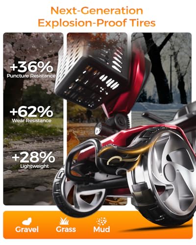 Foldable Mobility Scooter for Seniors