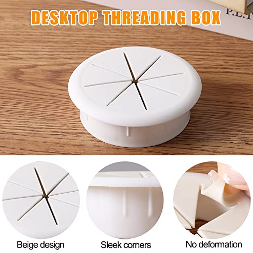 5 Pezzi Passacavi per Scrivania passacavo per