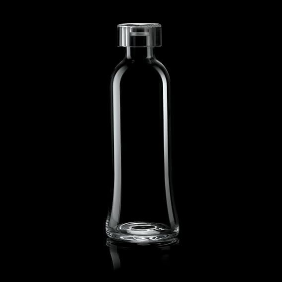 Guzzini - Icons Glass Bottle 100 1L Transparent Diameter 9.5 x Height 27 cm 1000 cc - 11500000