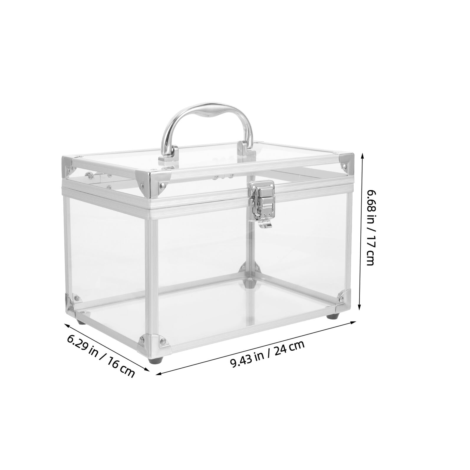 COHEALI Scatola Porta Dvd Compatta e Portatile con Maniglia Organizer Multifunzione per Custodia Cd Contenitore Trasparente per Collezione Dischi e Giochi Capacità Ampia per Casa e Viaggio