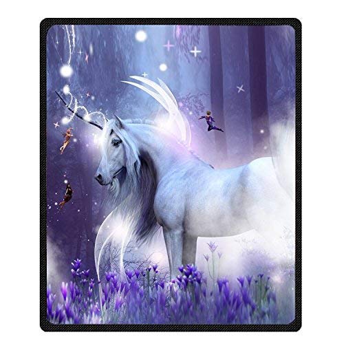 Decor Coner Fantasy Unicorn Blanket Luxury Smooth Velvet Plush Super Soft Comfort Printed Fleece Blanket for Bed, Sofa, Couch 58"x80" (Unicorn)