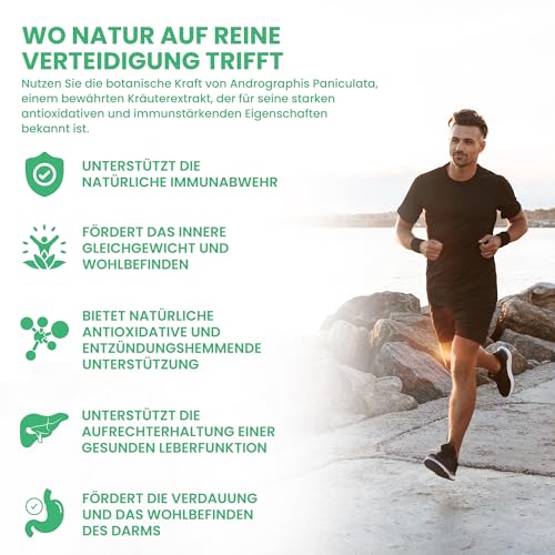 Alzuro Labs Andrographis Paniculata | 8.000mg Äquivalent (400mg 20:1 Kalmegh Extrakt, 10% Andrographolides) | 120 Vegane Kapseln | Hochdosiert | 4-Monatsvorrat | Laborgeprüft | GMP-zertifiziert