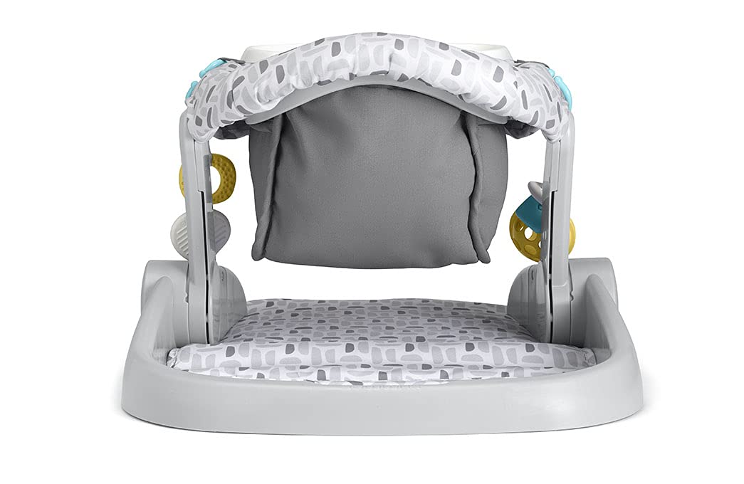 Summer Infant Asiento elevador de piso de 3 posiciones para aprender a sentarse | Bandeja extraíble para aperitivos y diseño plegable plano
