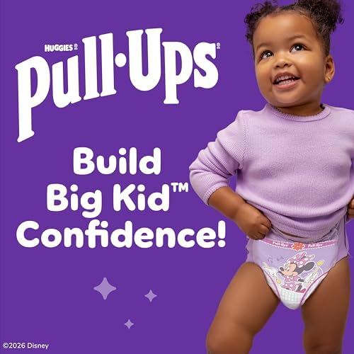 Pull-Ups Girls' Potty Training Pants, Size 4T-5T, 17 Count - 1