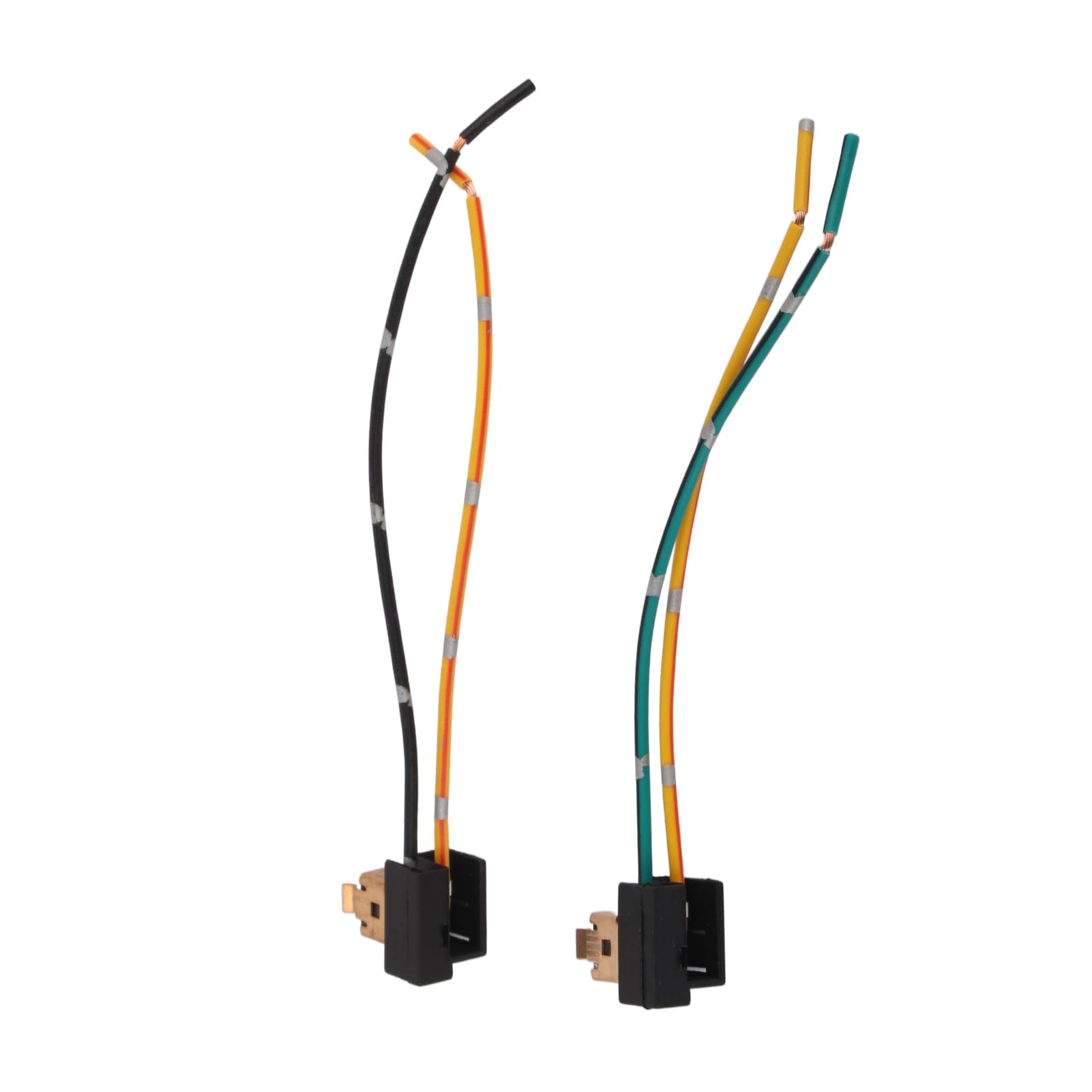 2Pcs H1 Headlight Socket Wiring Harness Connector Plug Adapter for Halogen LED Bulbs
