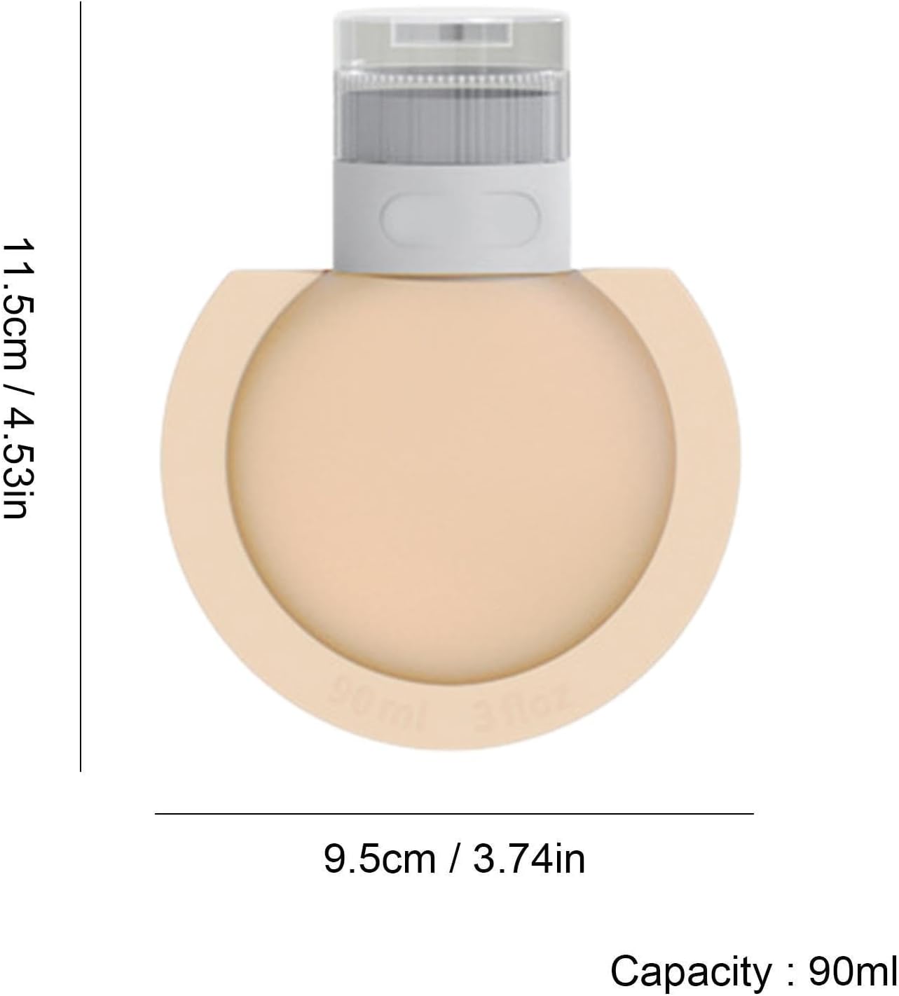 Refillable Travel Bottles 3 Pack Liquid Shampoo Conditioner image 4