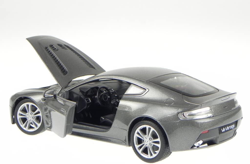 Miniature Welly 1/24 Aston Martin V12 Vantage Gris – Métal
