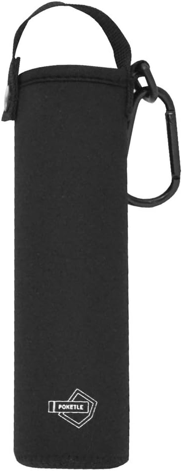 Amazon Co Jp デザインワークスエンシェント ステンレスボトル カバー ポケトル 6専用 カラビナ付 ブラック ホーム キッチン