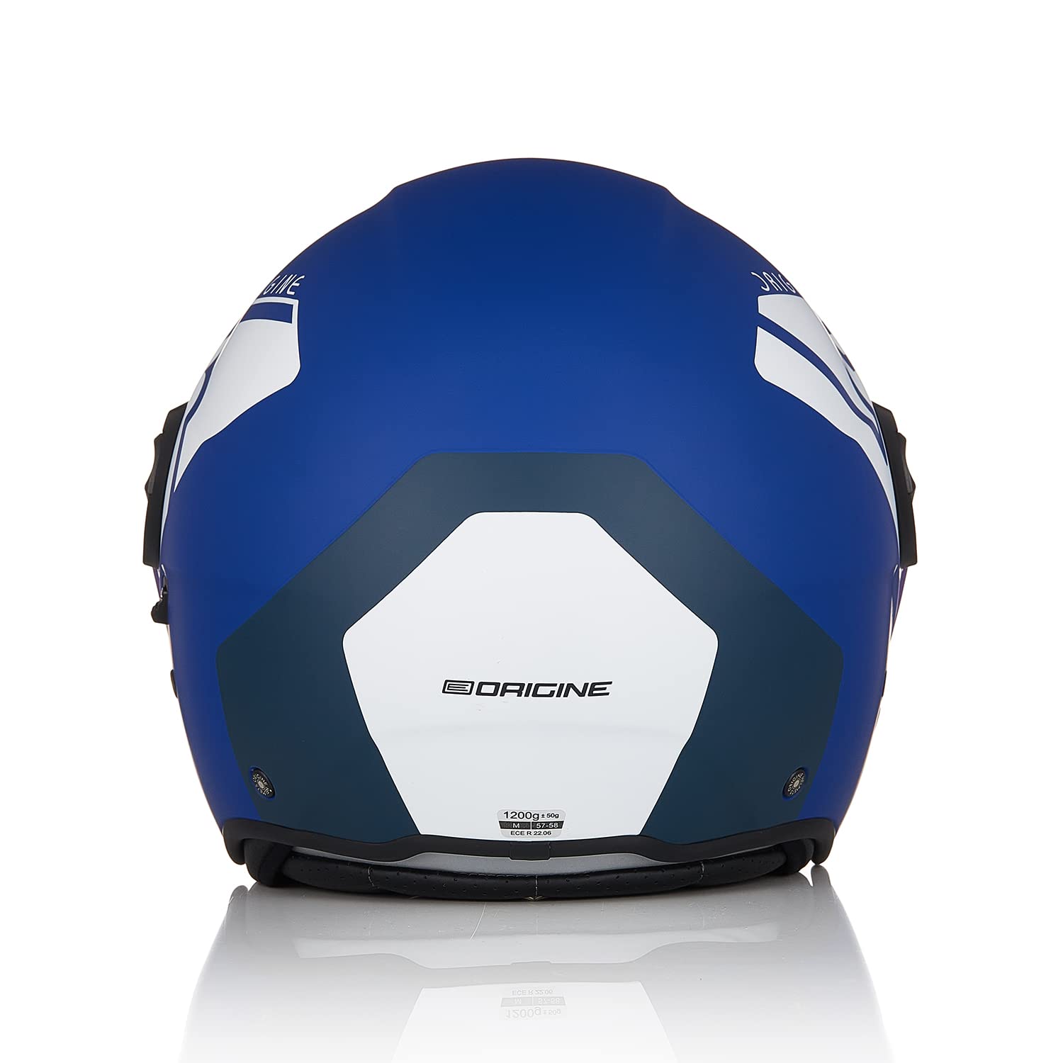 ORYGINE kask motocyklowy Jet skuter z podwójnym daszkiem zatwierdzony ECE 22 - 06