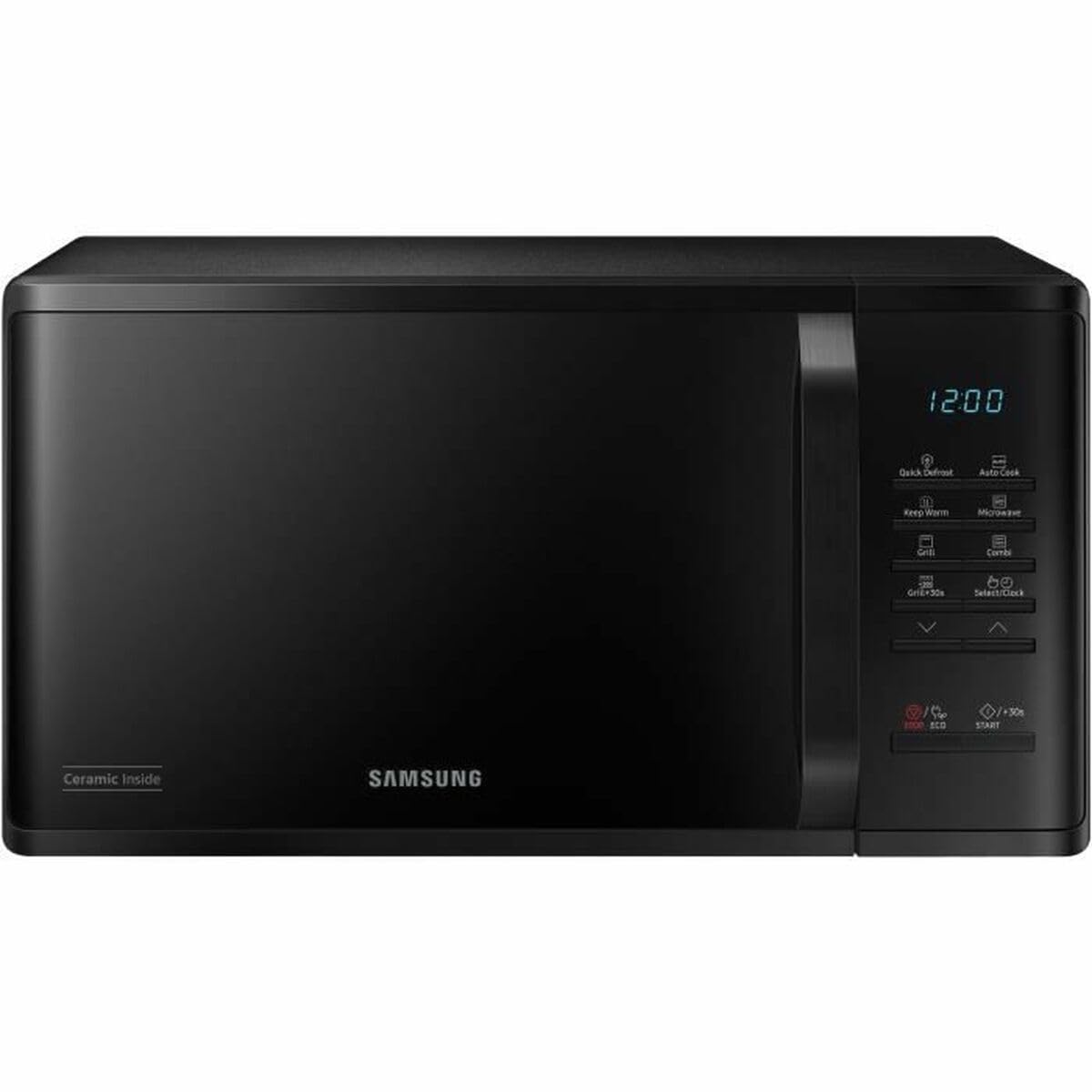 Samsung MG23K3513AK Micro-​ondes - 23 L - Gril - Electronique - 800 W - 28,​8 cm - Cavité de cire mica Enamelo - Noir