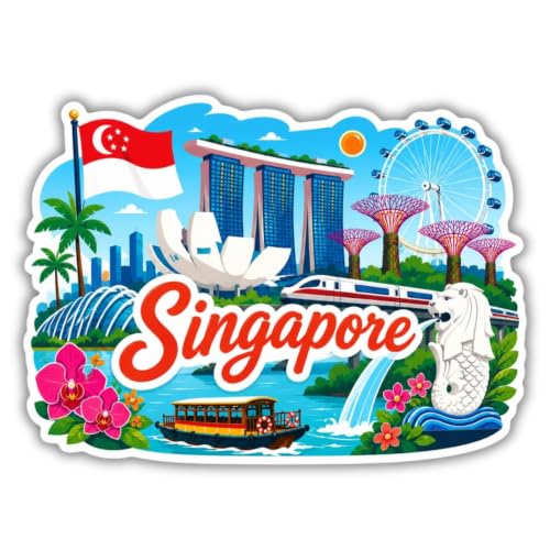 Image of Premium Fridge Magnet Sticker for Refrigerator Door | Decorative Kitchen Magnet | Strong Magnetic Sticker for Home, Office & Whiteboard, Singapore