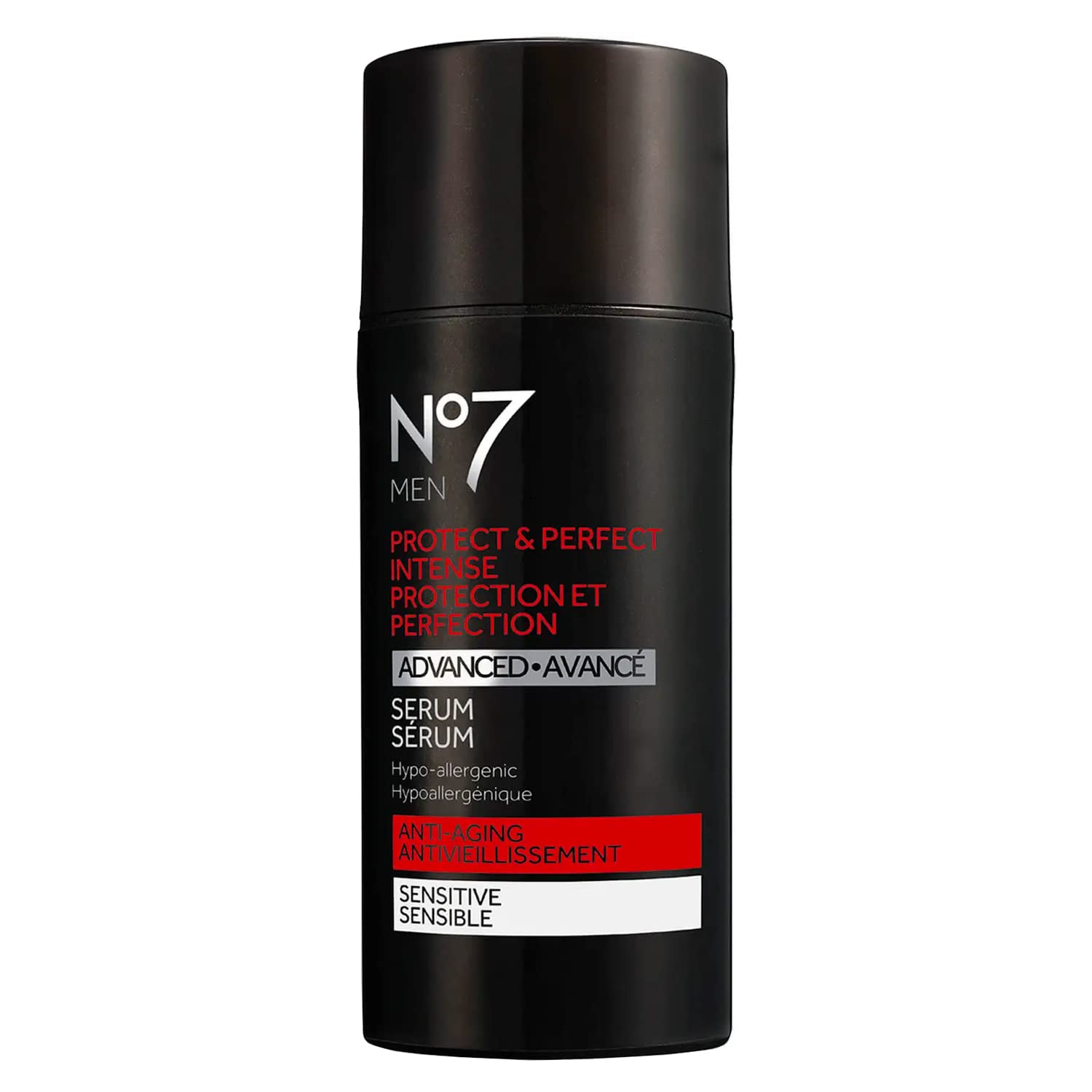 No7 Men Protect & Perfect Intense Advanced Serum – Skincare For Men – Balancing Facial Serum For Anti Aging – Contains Retinol To Reduce Fine Lines & Wrinkles + Moisturizes (30 ml) No7 Men Protect & Perfect Intense Advanced Serum – Skincare For Men – Balancing Facial Serum For Anti Aging – Contains Retinol To Reduce Fine Lines & Wrinkles + Moisturizes (30 ml)