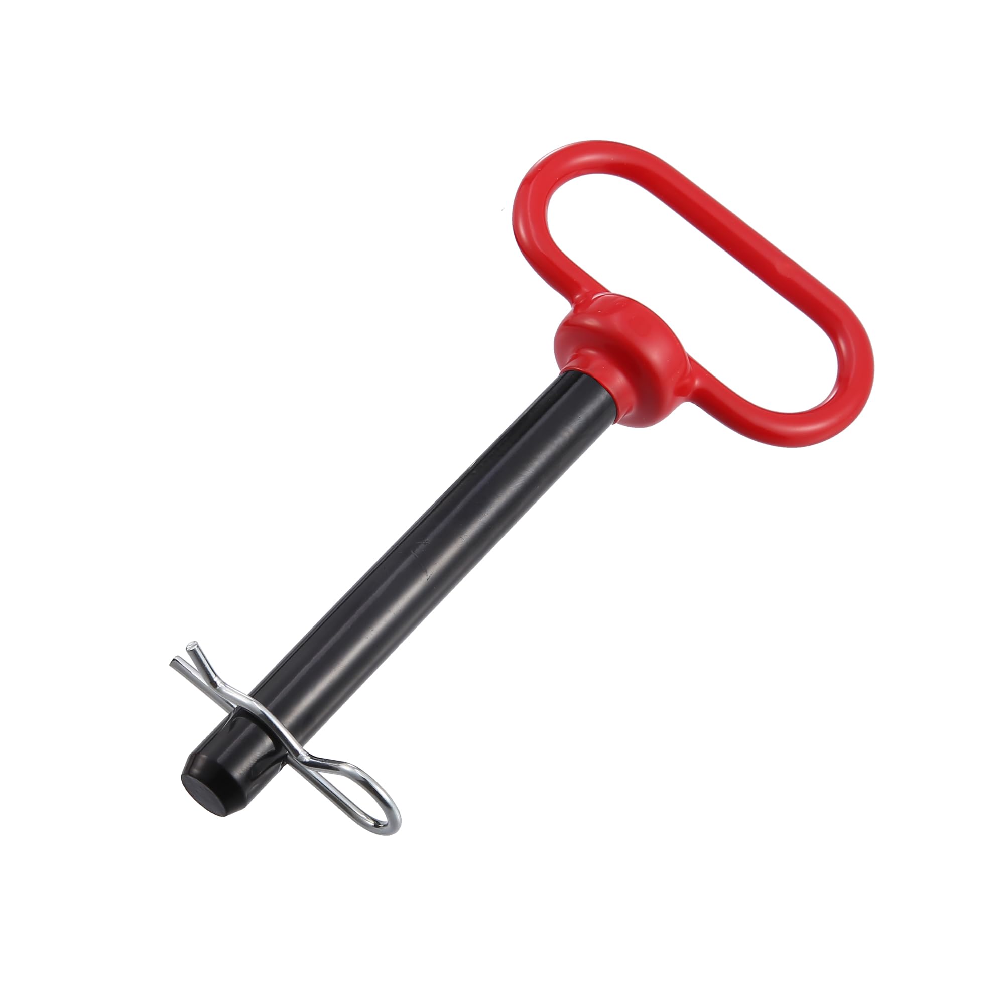 X AUTOHAUX 1/2 x 3 5/8 Inch Trailer Towing Handle Hitch Clevis Pin and Clip for Lawn Mower Trailer Towing Cargo Boat RV Car Truck Bike Tractor Tow Hitch Lock Pins Red - Image 4