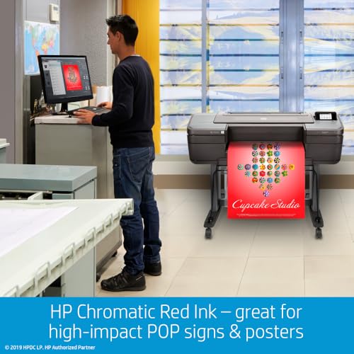 hp designjet z6 large format postscript graphics printer - 2434 with advanced security features t8w15a