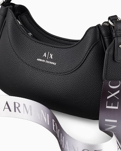 Armani Exchange Women's Wave Small Hobo Bag, One Size3