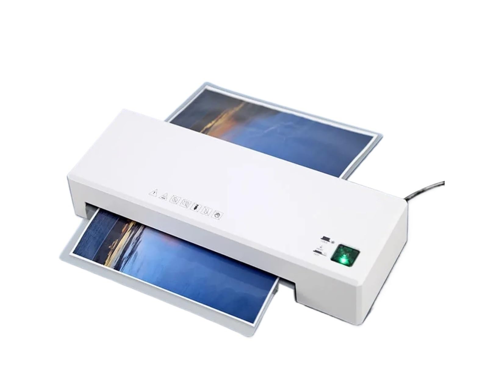 Laminator, Laminator, Laminator biurowy na gorąco i na zimno, szybko nagrzewający się, rolkowy laminator do papieru A4, dokumentów, zdjęć