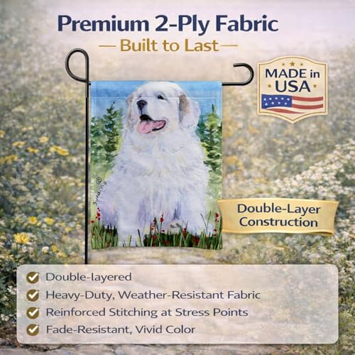 Drapeau Great Pyrenees pour décoration de jardin et terrasse