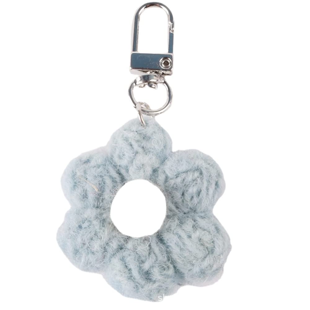 Amazon.co.jp: SMISUB キーホルダー かわいい毛糸の花