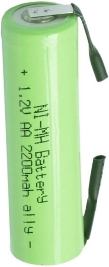 1.2V AA Rechargeable Battery 2200mAh Accessories Replacement. Compatible With Philips T7000, T7500, T760, T765, T770, T800, T860, T870 Shavers(Style 1)