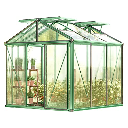 GFP Gewächshaus Diamas 21 Light 235x235 cm - 12 mm...