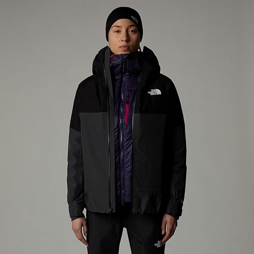 The North Face NF0A897SWUO1 Women’s Jazzi 3l Gtx Jacket Giacca Donna ANTHRACITE GREY/TNF BLA Taglia XS - Immagine 4