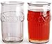 Circleware Drink Glass Drinking Glasses Set, 17 Ounce Coolers, Set of 4 Glass Cups, Limited Edition Glassware Drinkware Cups