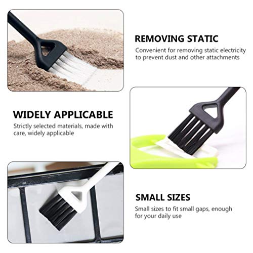 20Pcs Elektrische Rasierer Reinigung Pinsel Razor Set Mini Haar Pinsel Remover Trimmer Tastatur Pinsel Duster für Kamm Knoblauch Presse Schwarz Weiß - Image 6