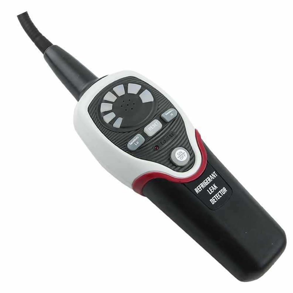 Gas Detector, Refrigerant Halogen Leak Detector Tester Meter RLD-382P Air Conditioner Refrigeration System