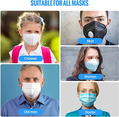 Mask Extender Strap,Ear Savers For Masks,Mask Extenders/Ear Savers,Masks Extension Hook Adjustable For Extending Masks Buckle Ear Protectors,Mask Straps For Back Of Head,Mask Ear Saver(12Pcs) #TOP6