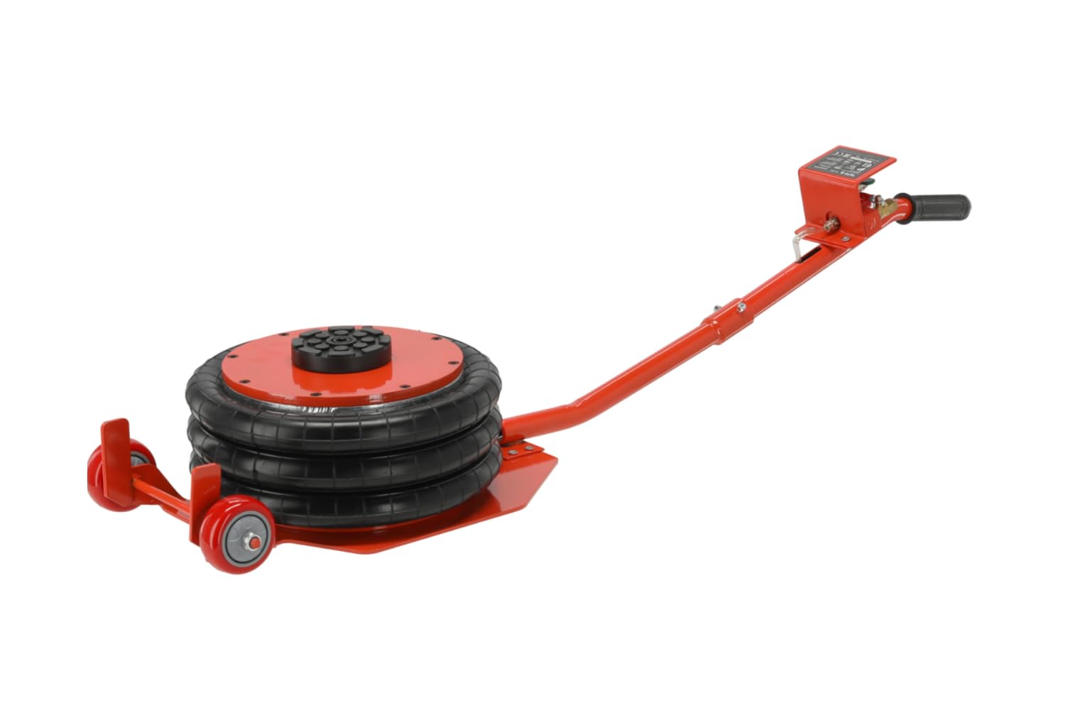 YATO Sollevatore Pneumatico 6T YT-17237, Cric a Pupazzo di Neve 150-400 mm per Auto e Furgoni, Sollevamento Rapido a 0,8-1,2 MPa con Maniglia Ergonomica
