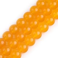 Vista 25 de JOE FOREMAN Cuentas redondas de piedra natural de jade rosa de 0.315 pulgadas para hacer joyas, cuentas de 15 pulgadas, piedras semipreciosas