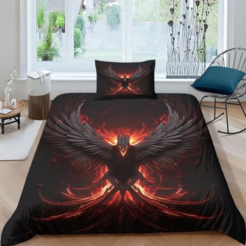 Housse de couette aigle 3D pour transformer votre chambre single - 2