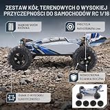 Opony Lewego Prawego RC, 4 szt. Części do Modernizacji Guma Guma Guma Krótki Kurs Opony do Samochodów Ciężarowych dla WLTOYS 144001 144002 dla SCY16101 SCY16102 dla MJX H16H H16E