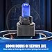 Nomocale 10 PCS Car T5 Instrument Light, 12V 1.2W Single-filament Halogen Light Air Conditioning Indicator Light, Plug and Play Stable Performance Brake Light, Universal for Most Cars (Blue)