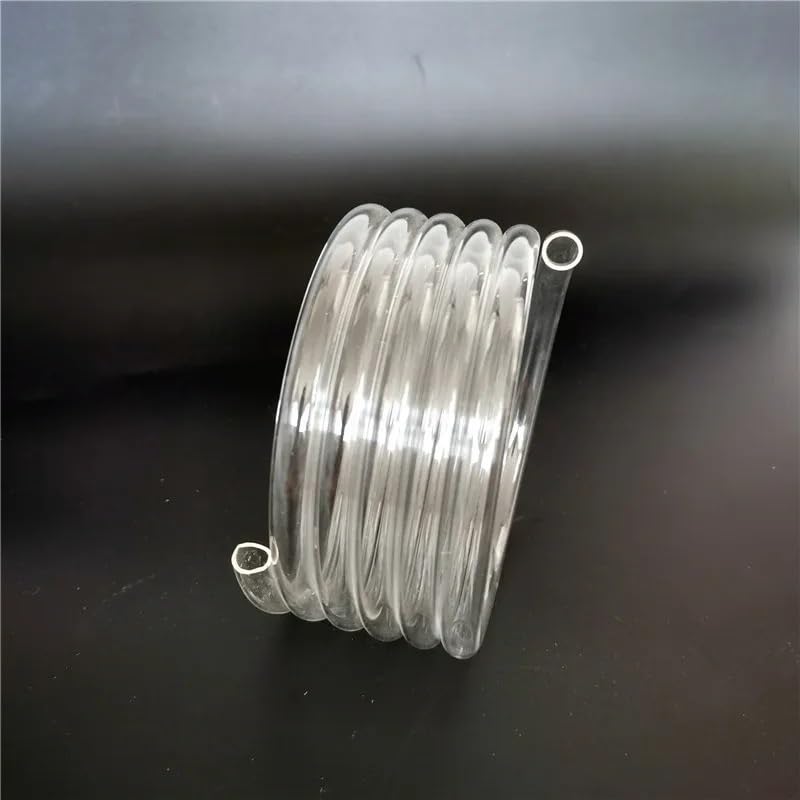 Tubo de cuarzo helicoidal transparente de alta precisión científica 3