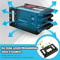 Festplatten Adapter 2,5" auf 3,5" SSD HDD Einbaurahmen mit Schrauben Metall – Ansicht 4