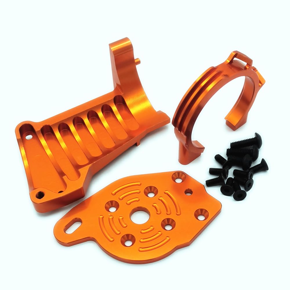 Aluminum Motor Mount Orange for Traxxas 1/10 MAXX Maxx Slash 8960