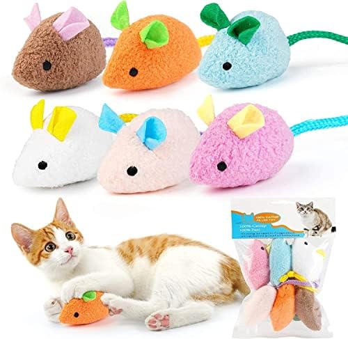 PAW PET MART Creative Pet Cat Toys Fur False Plush Fake Mouse Kitten Cat Playing Toys Color May Vary (2Pcs) (B0CW6LGW9D) Amazon Price History, Amazon Price Tracker