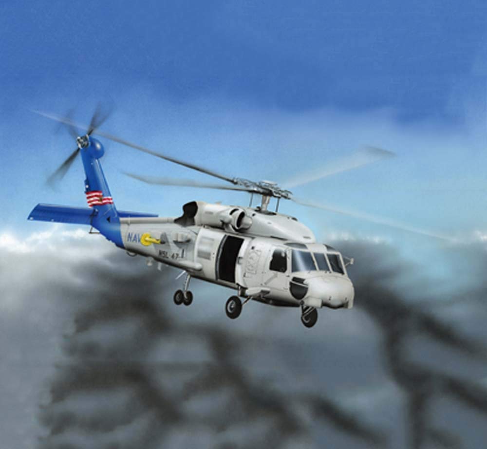 CMO Modellino di Aereo Livery Model Kits, Elicottero SH-60B Seahawk Plastica Modello in Scala 1:72, Giocattoli e Regali per Adulti, 10,7 X 8,6 Pollici