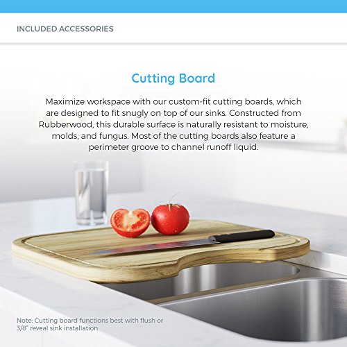 Mr Direct 1512-16-Ens Stainless Steel Undermount 15 In. Single Bowl Bar Sink With Additional Accessories, 16 Gauge #TOP5