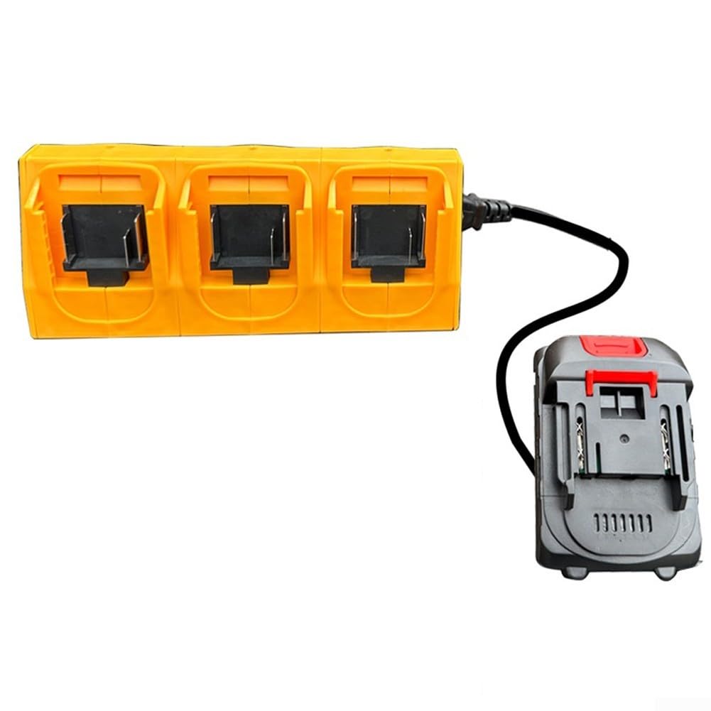 Adaptador convertidor de batería 2 4 6 ranuras para BL1830 BL1840 BL1850 BL1860 BL1815 BL1430 BL1450 BL1440 baterías de herramientas eléctricas con base de cable para conexión de batería