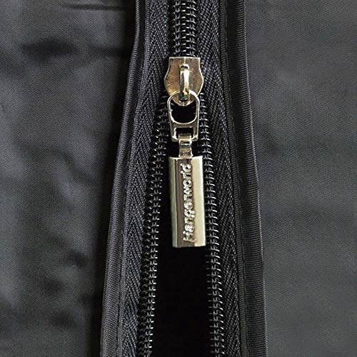 Hangerworld 6Ft Large Black Clothes Rack Cover With 2 Zippers - Waterproof Nylon, Breathable, Dust Protector For Storage (Garment Rack Cover Only) #TOP3